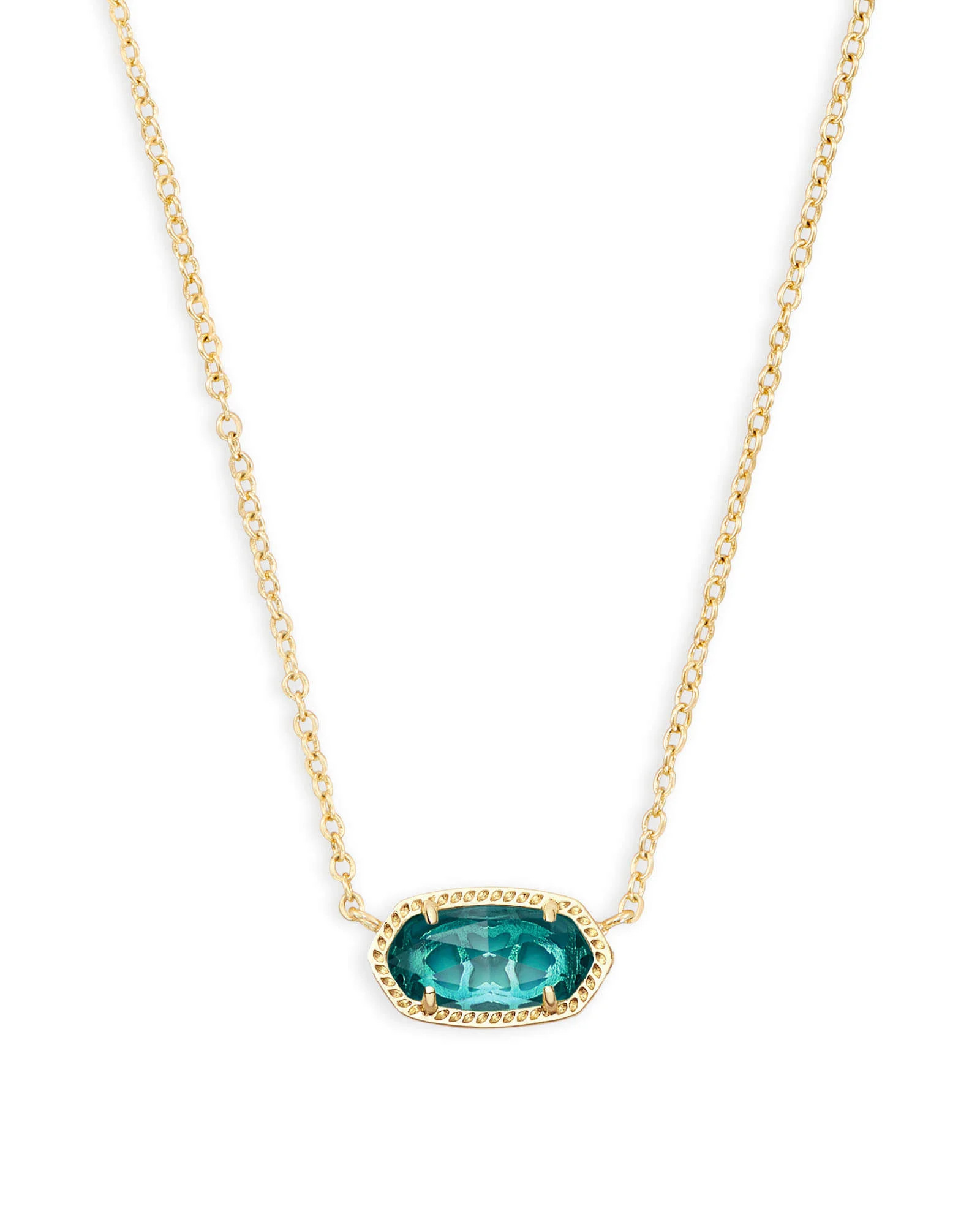 Elisa Gold Pendant Necklace in London Blue | Kendra Scott | Kendra Scott