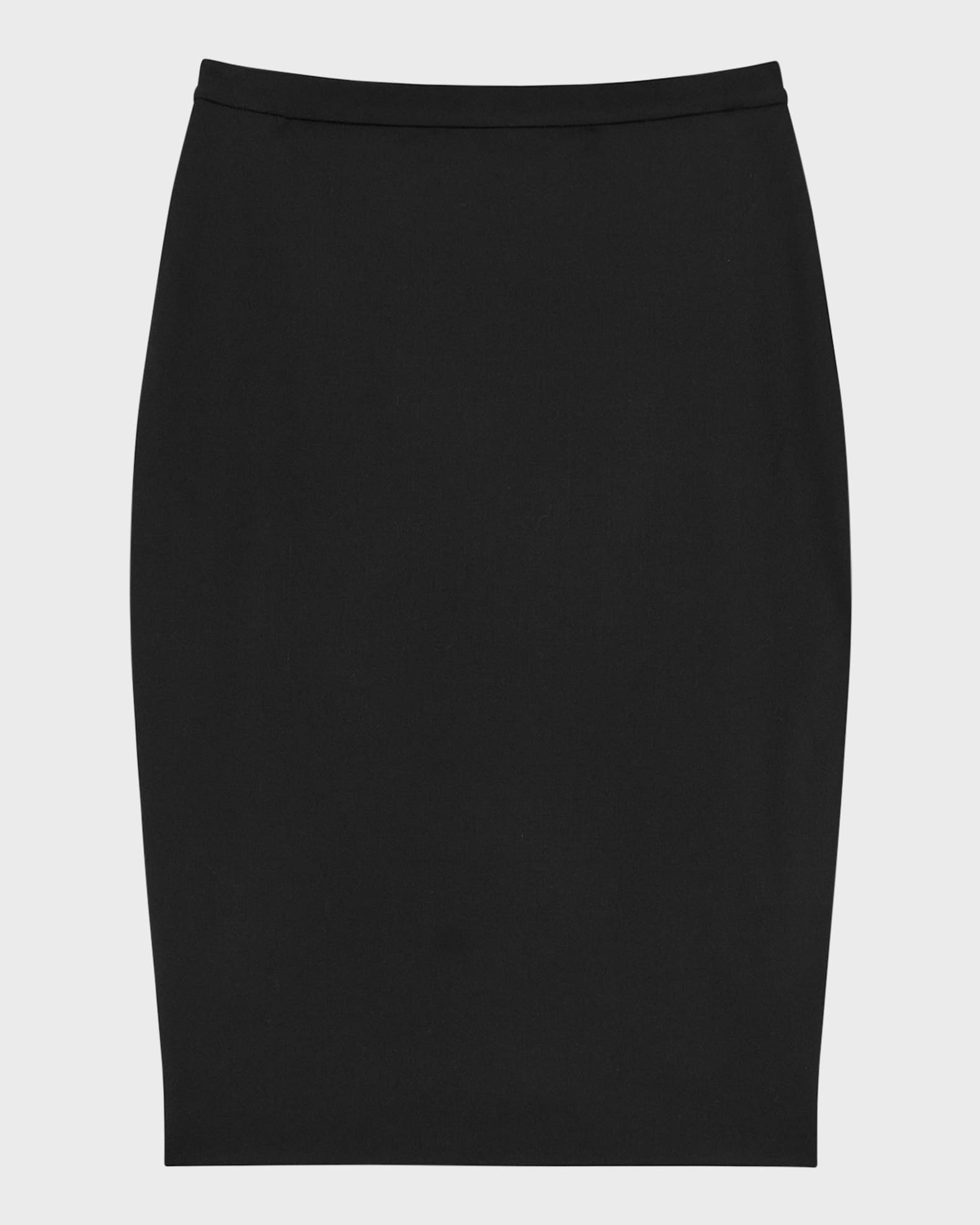 Theory Traceable Wool Knee-Length Pencil Skirt | Neiman Marcus