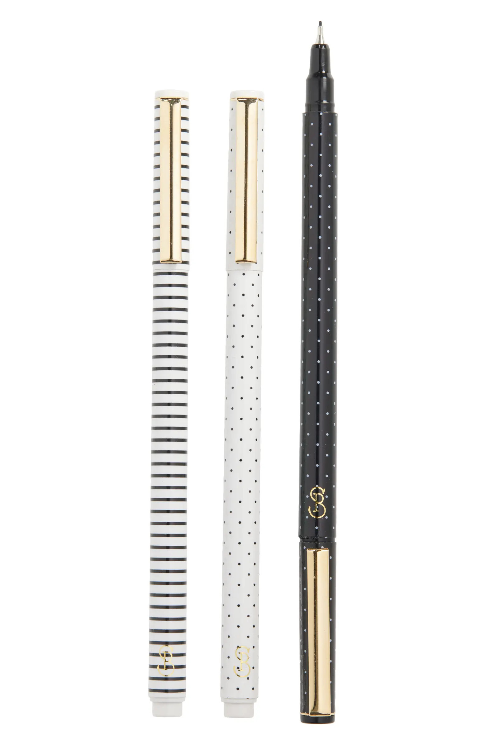 Sugar Paper Stripey Set of 3 Felt Pens | Nordstrom | Nordstrom