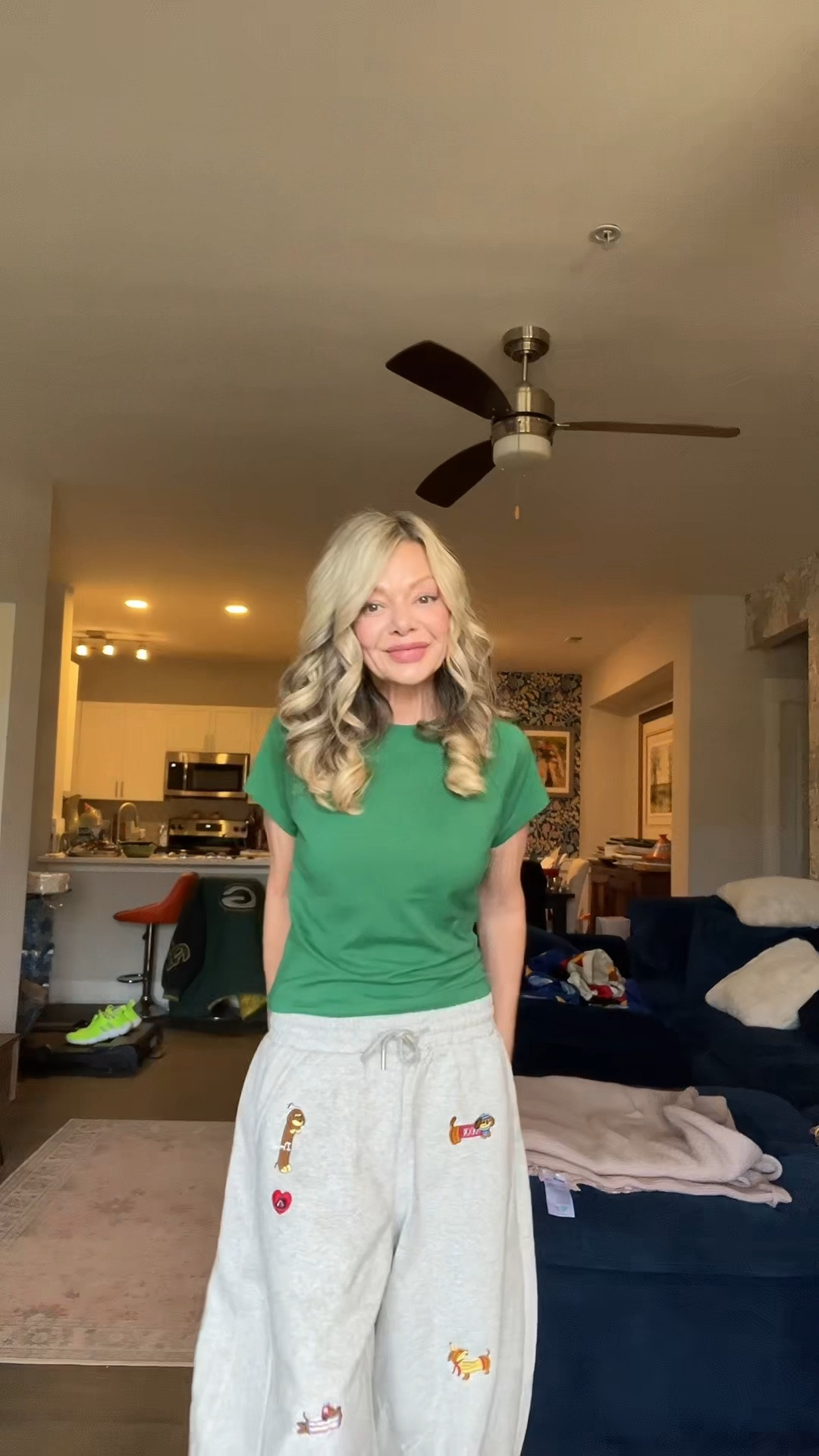 Puppy Sweatpants! #sweats #sweatpants 

#LTKvlog #LTKOver40 #LTKootd