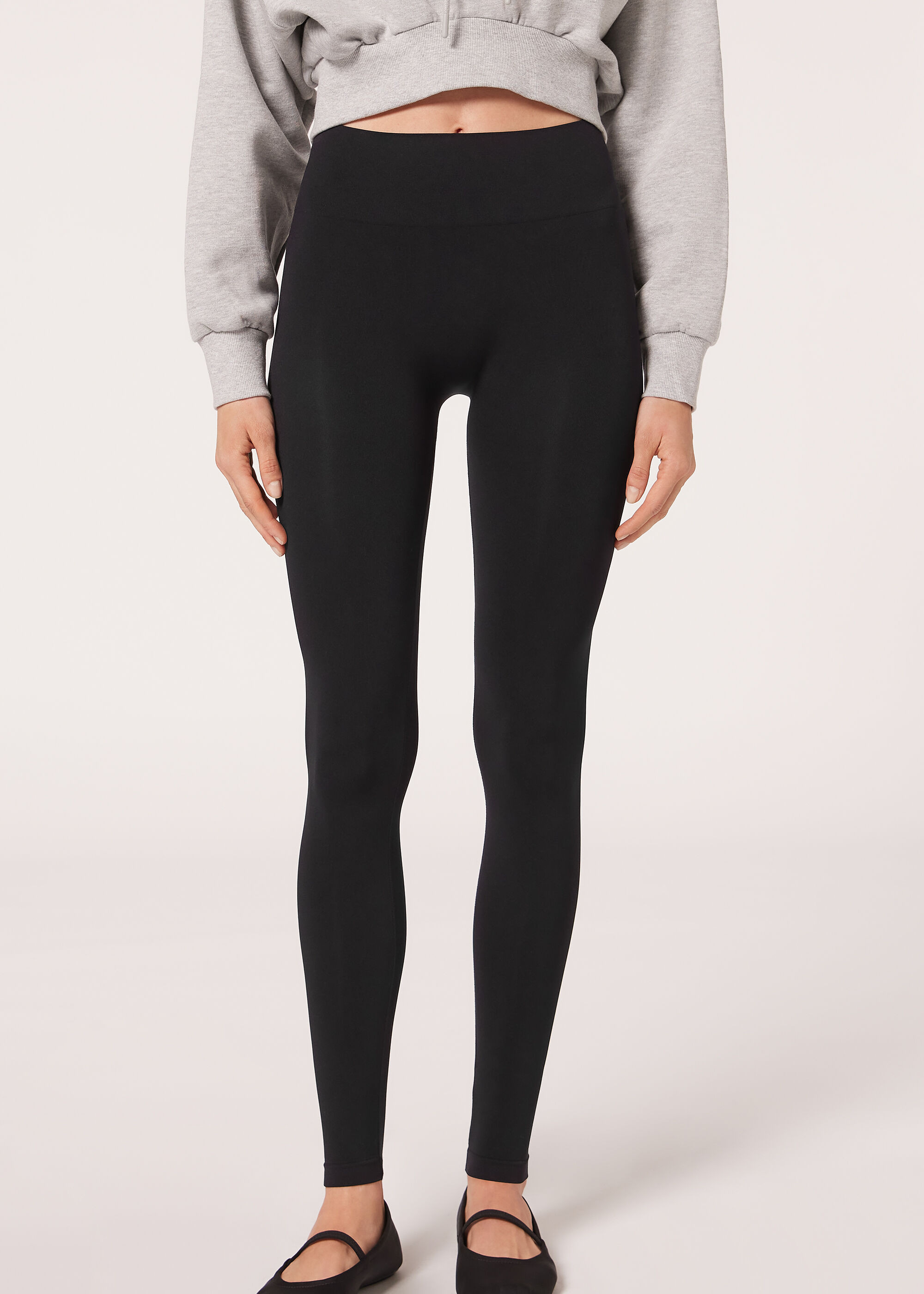 Ultra-Opaque Microfiber Leggings | Calzedonia US