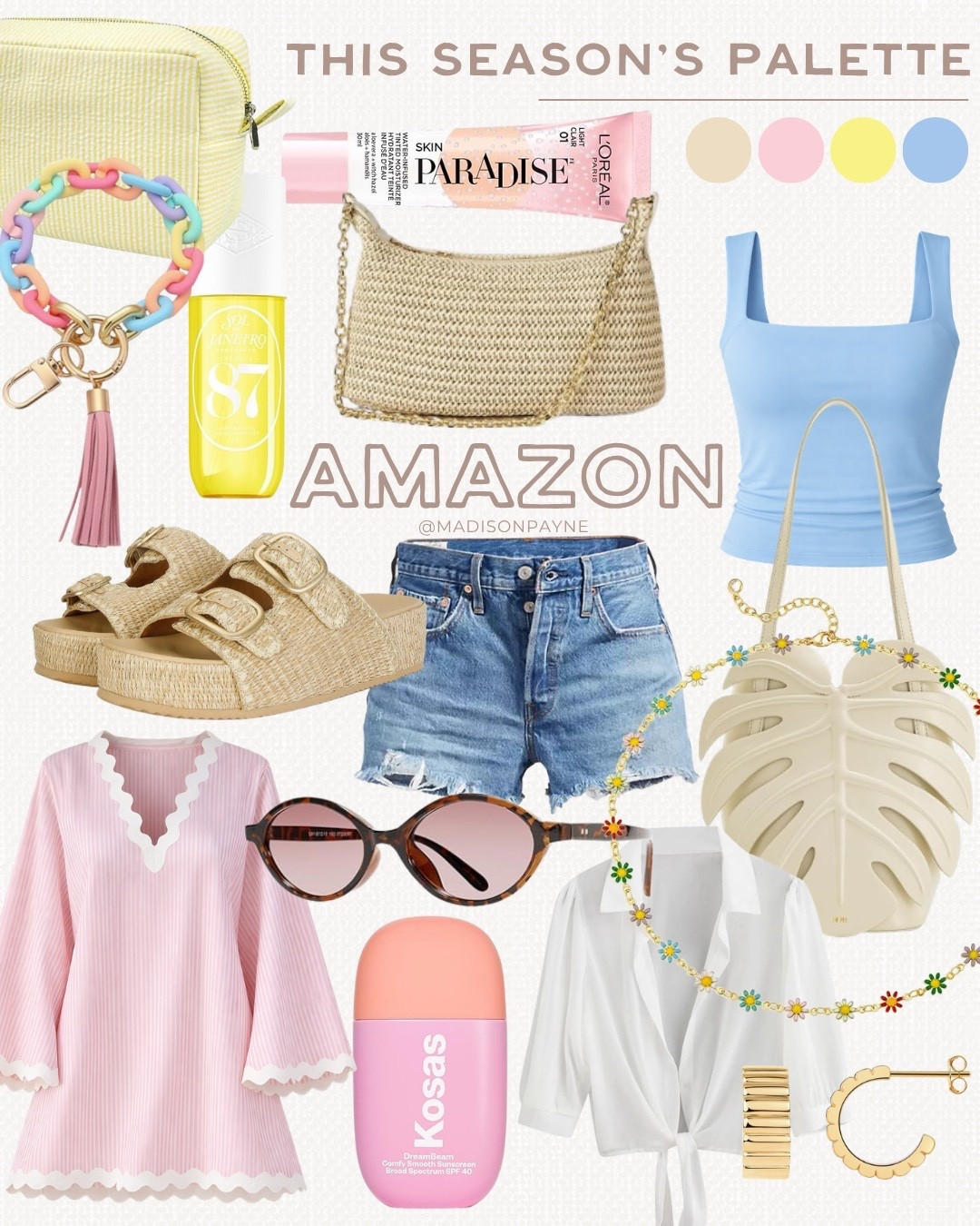 This season‘s colors for summer👡🌸☀️🌊

#LTKootd #LTKSeasonal