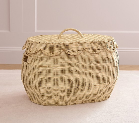 Palmer Scalloped Storage Trunk | Pottery Barn Kids