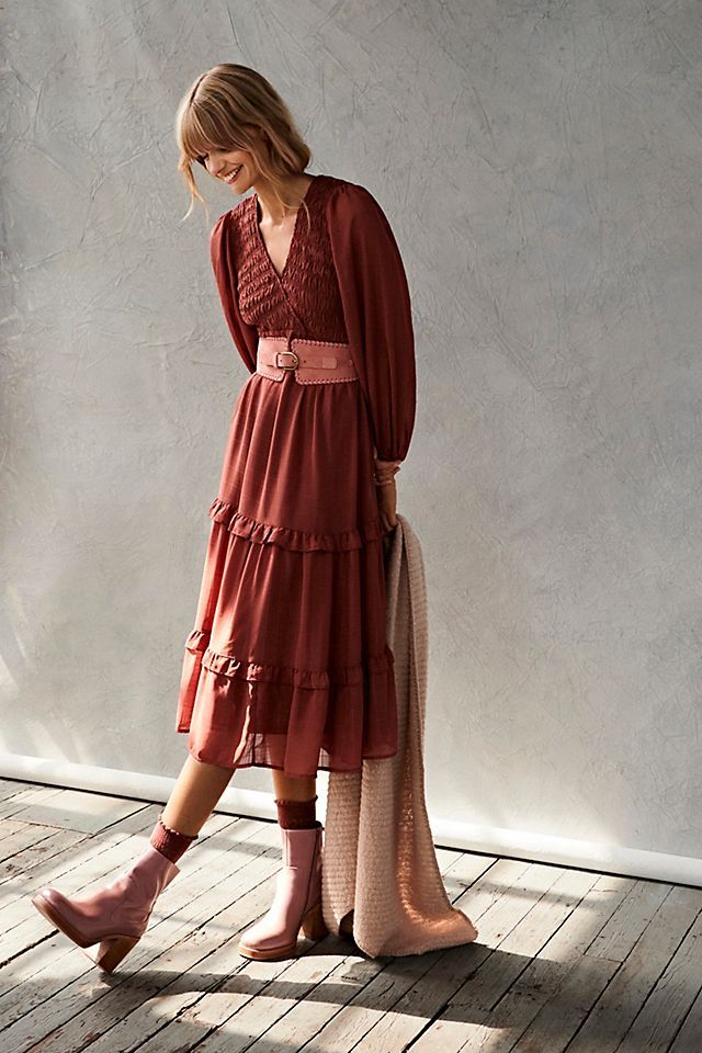 Tiered Ruffled Maxi Dress | Anthropologie (US)