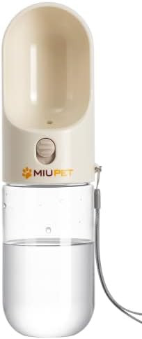 MIU PET Dog Travel Water Bottle, Portable Dog Water Bottle Dispenser for Hiking and Walking, Leak... | Amazon (US)