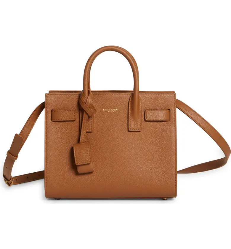 Saint Laurent Nano Sac de Jour Grained Leather Tote | Nordstrom | Nordstrom