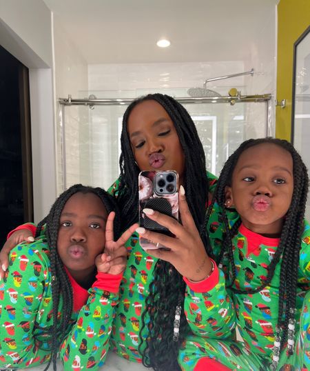It will always be Black Santa 🎅🏾 for me and these matching family pjs are giving Black Santa realness 

#LTKkids #LTKHoliday #LTKfamily