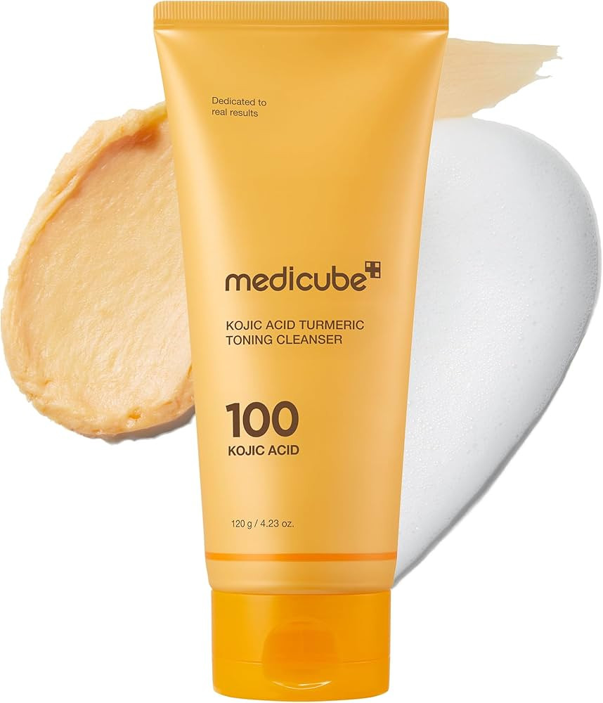 medicube Kojic Acid Turmeric Whip Cleanser | Daily Facial Cleanser for Brightening, Balancing Ski... | Amazon (US)