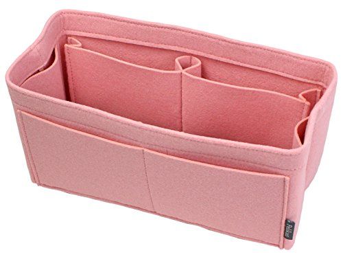 Pelikus Felt Purse & Tote Organizer Insert / Multi-Pocket Handbag Shaper (Large–Slender, Blush Pink) | Amazon (US)