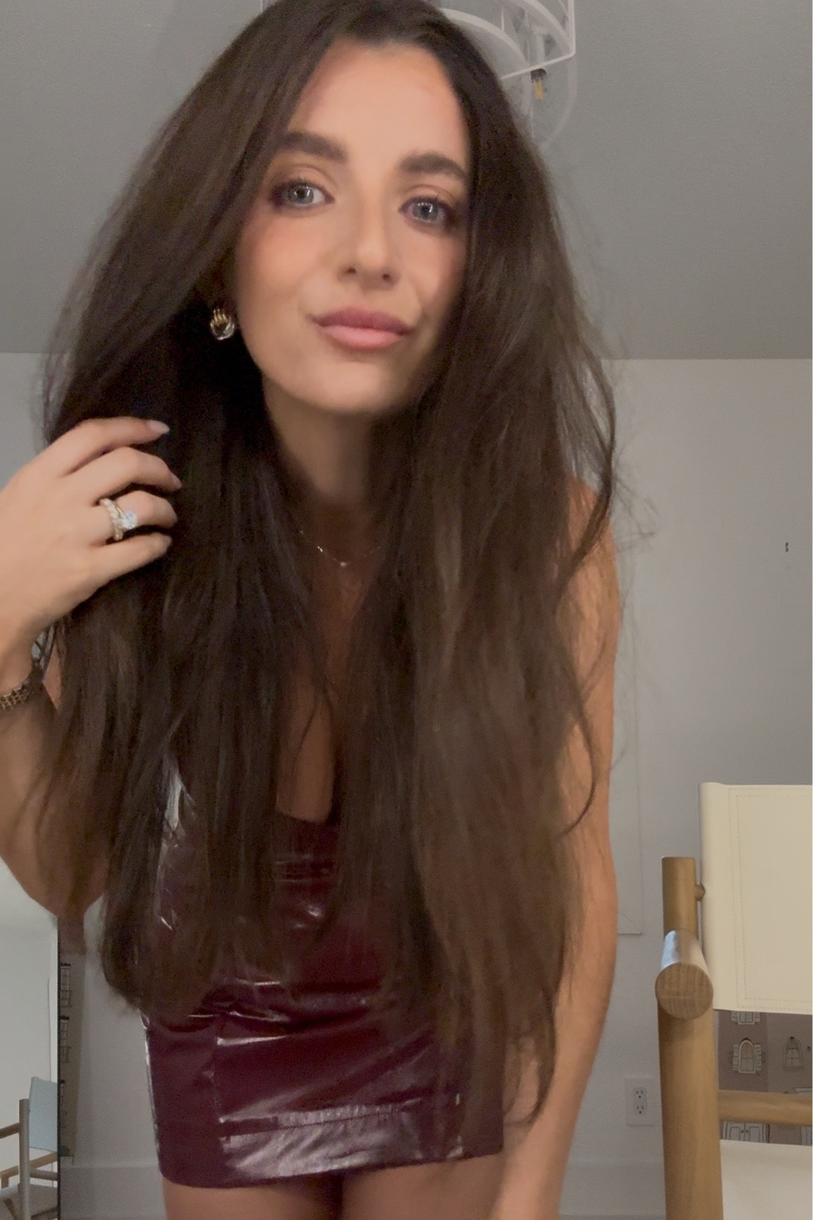 this dress was stunning and paired with the prettiest knot earrings! 
Date night outfit, mini dress, short dress, leather dress, knot earrings, gold earrings, silver earrings, heels, ootd, dress under 200

#LTKMostLoved #LTKWatchNow #LTKStyleTip