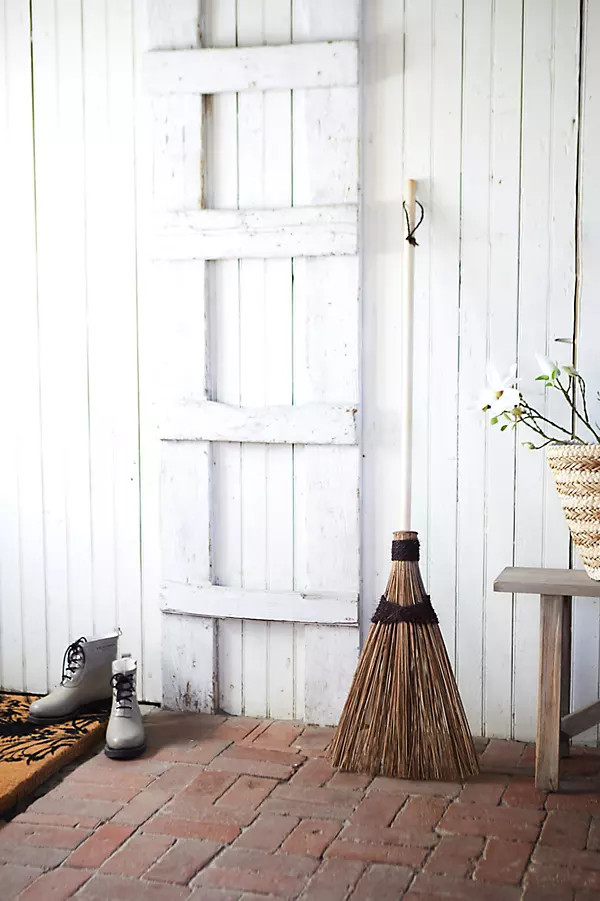 Garden Bristle Broom | Anthropologie (US)