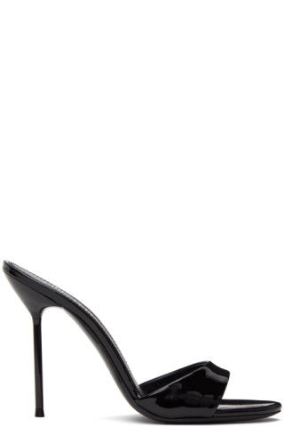 Black Lidia Heeled Sandals | SSENSE