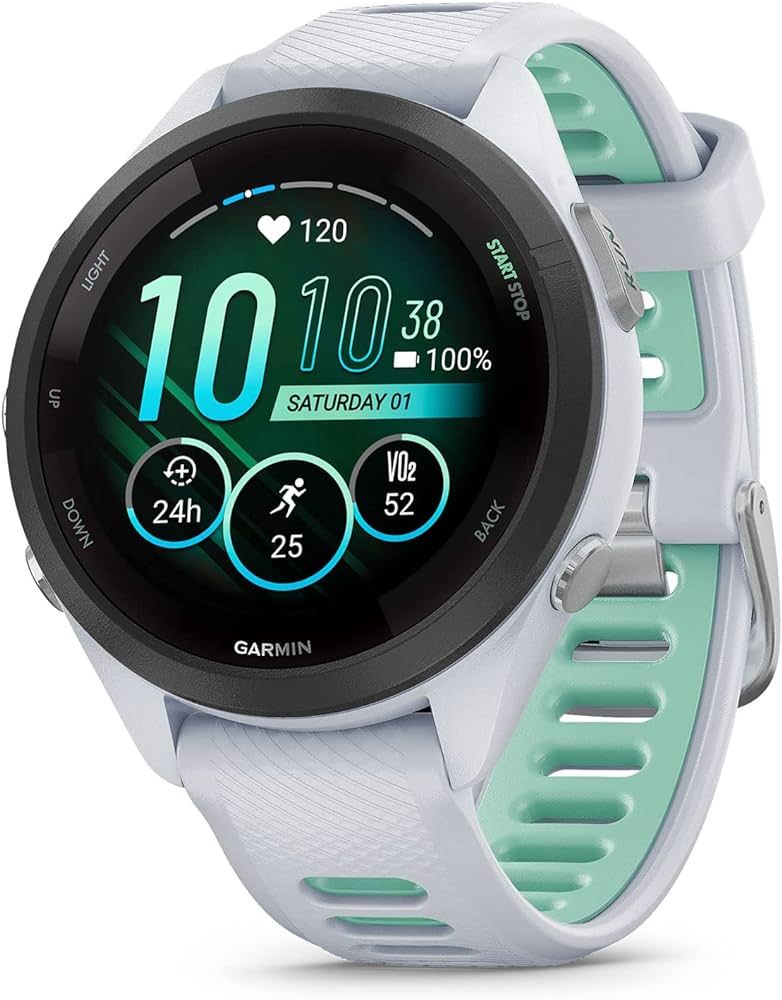 Garmin Forerunner 265S Running Smartwatch, Colorful AMOLED Display, Training Metrics and Recovery... | Amazon (US)