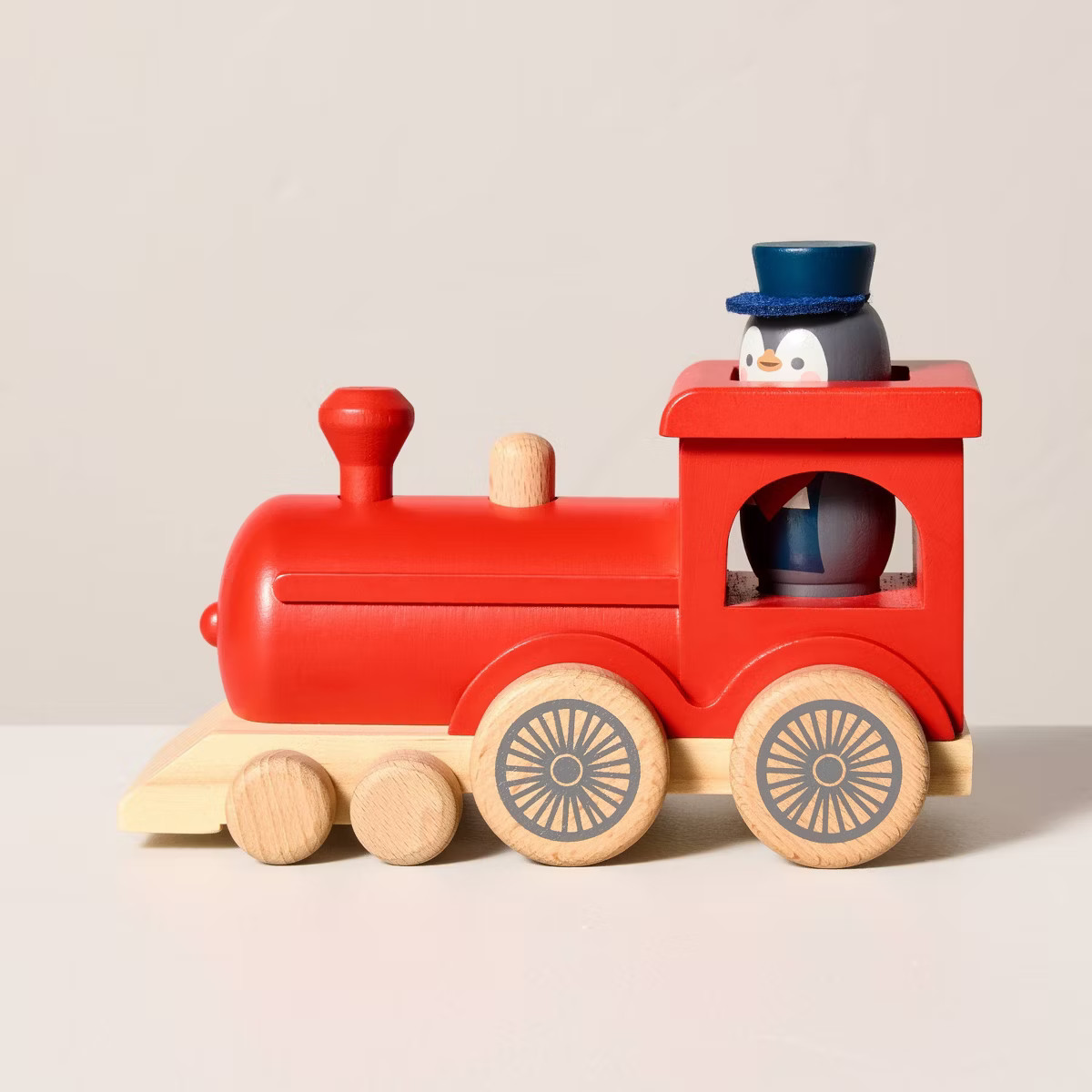 Toy Train with Penguin Conductor Peg Pal 2pc - Hearth & Hand™ with Magnolia | Target