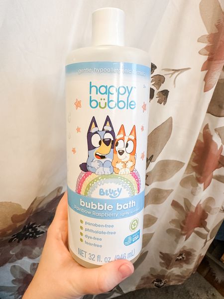 i finally found a LARGE bottle of bubble bath for the kids that won’t irritate ainsley’s sensitive skin and it’s not a super strong scent… this light raspberry scent smells SO good  

#LTKhome #LTKkids #LTKxTarget
