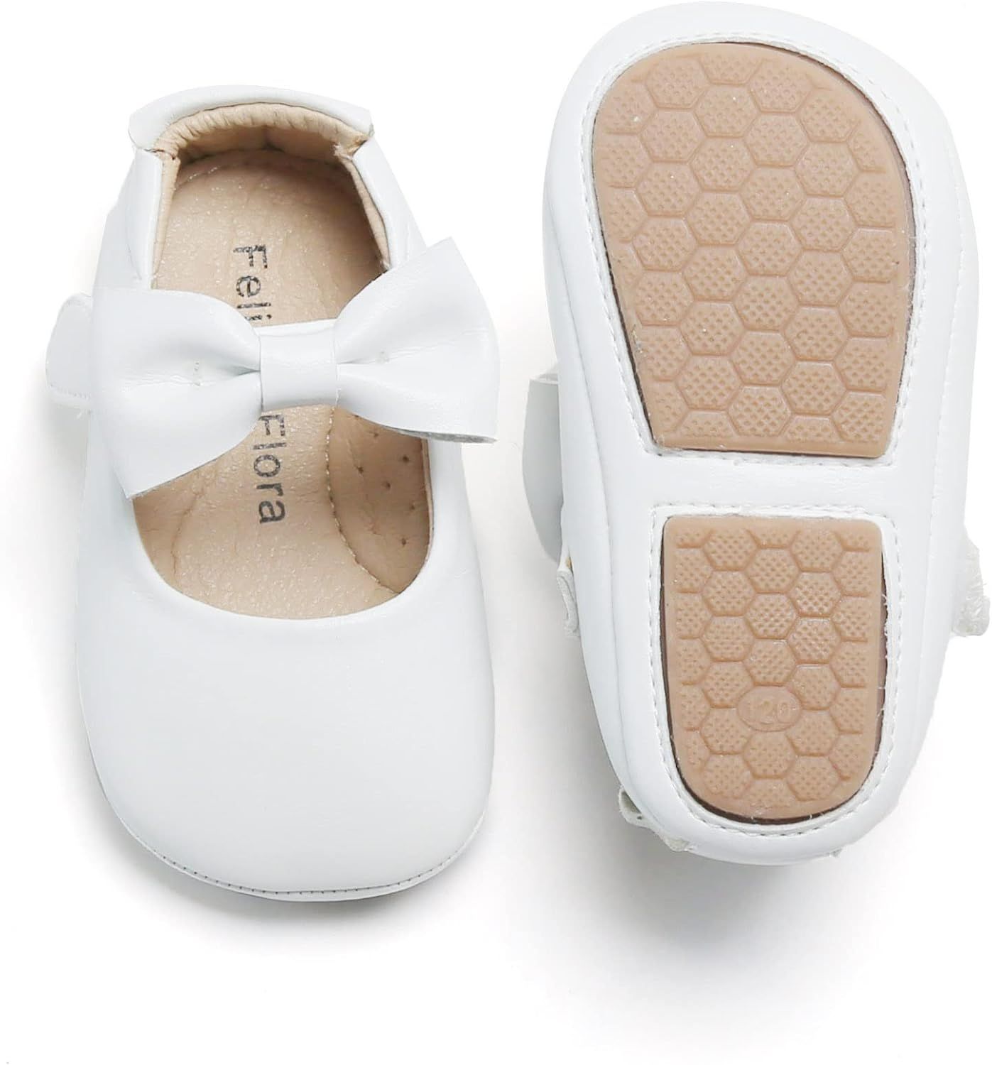 Soft Sole Baby Dress Shoes - Infant Baby Walking Shoes Moccasinss Rubber Sole Crib Shoes | Amazon (US)