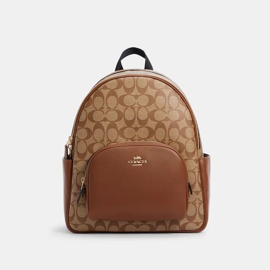 Court Backpack In Signature Canvas(907).kvfysmfp{overflow:hidden;touch-action:none}.ufhsfnkm{tran... | Coach Outlet