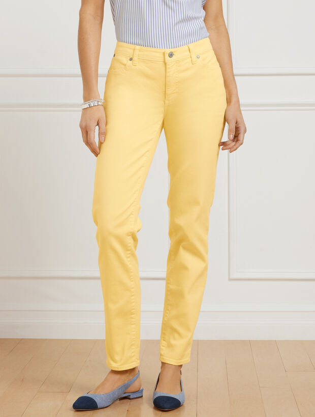 Slim Ankle Jeans - Garment Dye | Talbots