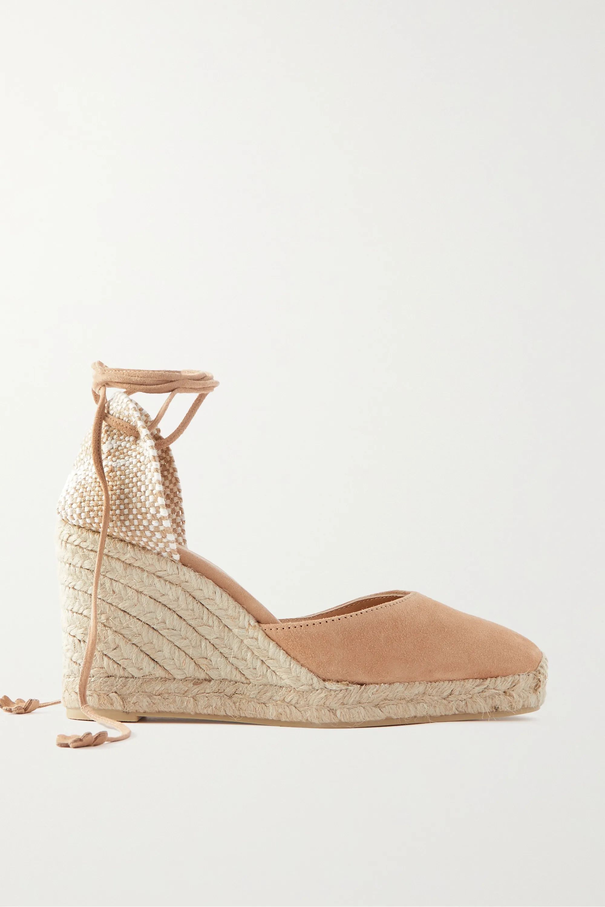 Carina 80 suede wedge espadrilles | NET-A-PORTER (US)