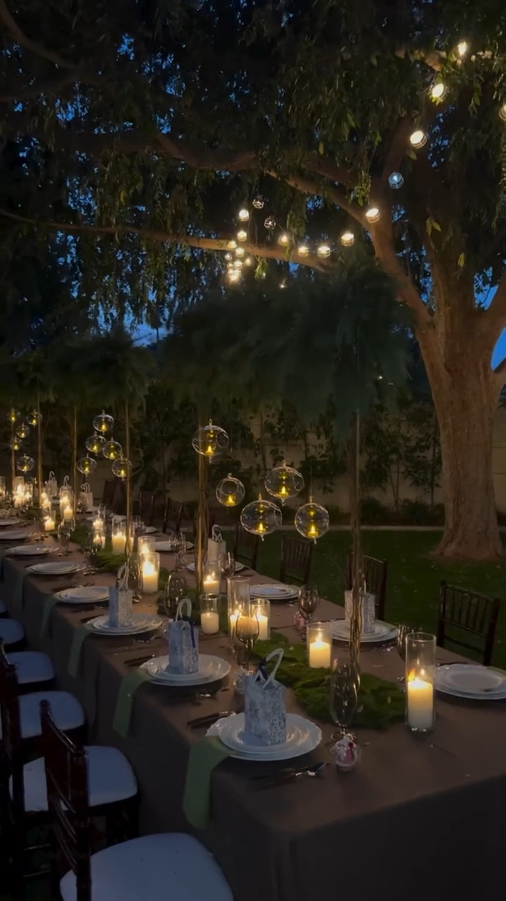 Holiday gatherings at my home are something I look forward to all year long. This particular celebration was inspired by an enchanted forest, complete with floating globes, lush overhead greenery, and a gentle canopy of twinkling tree lights. #LTKHoliday 

#LTKHome #LTKParties