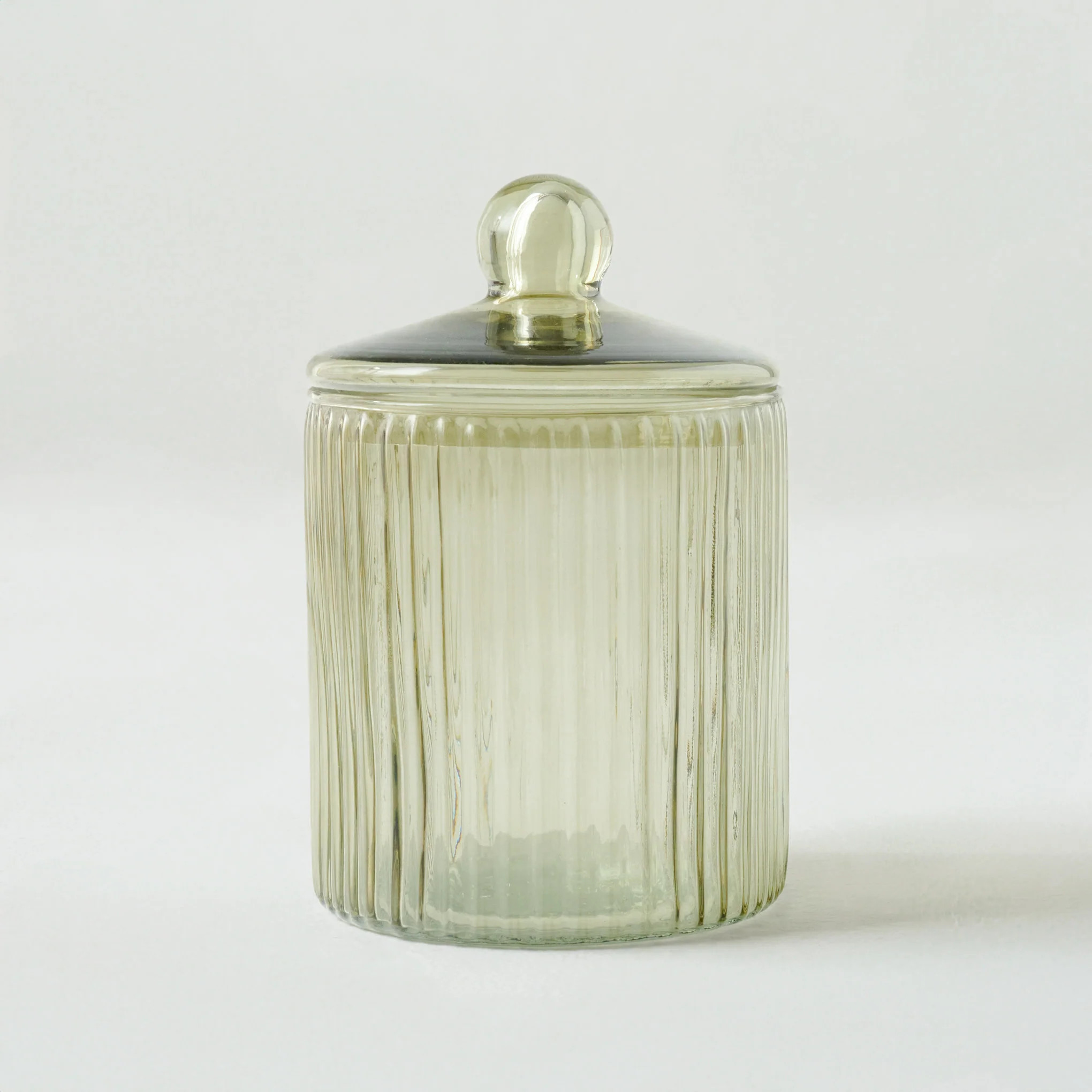 Arlo Ribbed Glass Canister | Magnolia