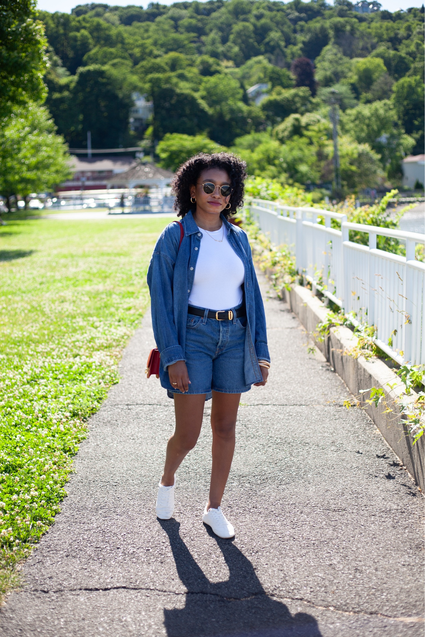 Size medium in shirt, small in bodysuit, sized up one in the shorts, &  size xs/s in belt.

#LTKStyleTip #LTKFindsUnder100 #LTKSeasonal