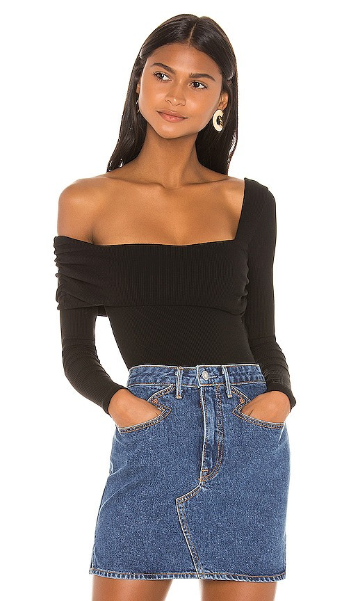 Lovers and Friends Florence Bodysuit in Black. - size S | Revolve Clothing (Global)