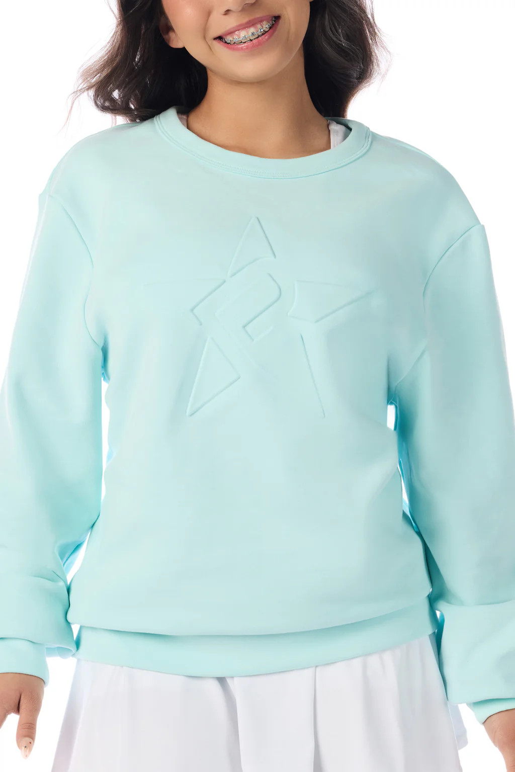Pullover in Cloud Embossed Rebel Mark | Rebel Athletic