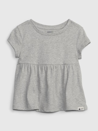 Toddler Organic Cotton Mix and Match Peplum Top | Gap (US)