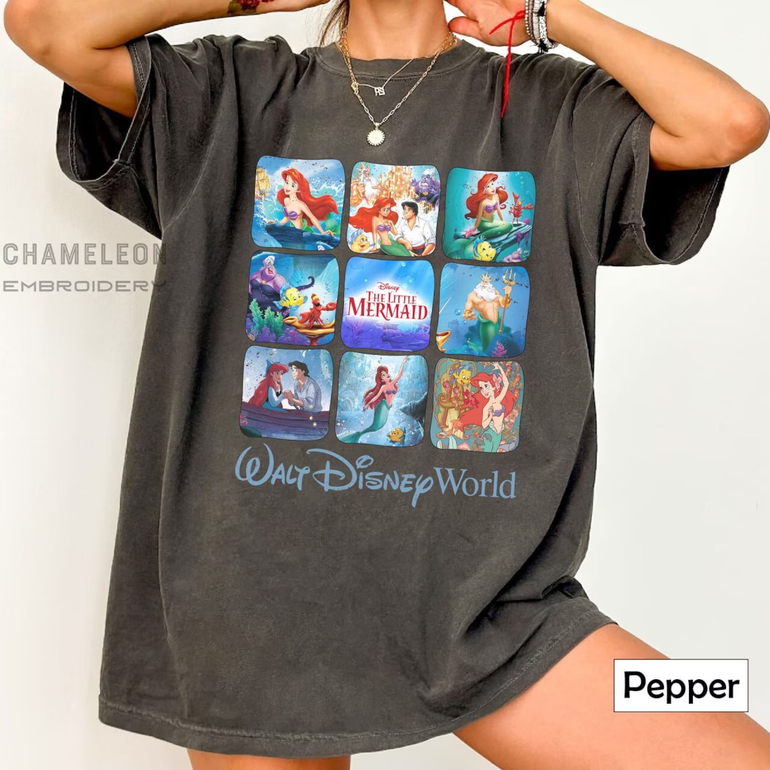 Vintage 90s Walt Disney World Little Mermaid Comfort Colors Shirt, Little Mermaid Ariel Shirt, Ar... | Etsy (US)