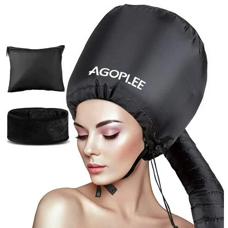 Soft Bonnet Hood Hairdryer Attachment Upgraded, Adjustable Hooded Bonnet for Hand Held Hair Dryer - Drying Styling Curling Deep Conditioning | Walmart (US)