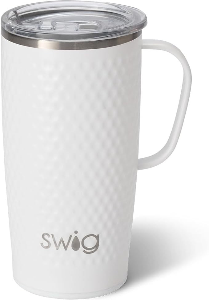 Swig Life 22oz Travel Mug, Insulated Tumbler with Handle and Lid, Cup Holder Friendly, Dishwasher... | Amazon (US)