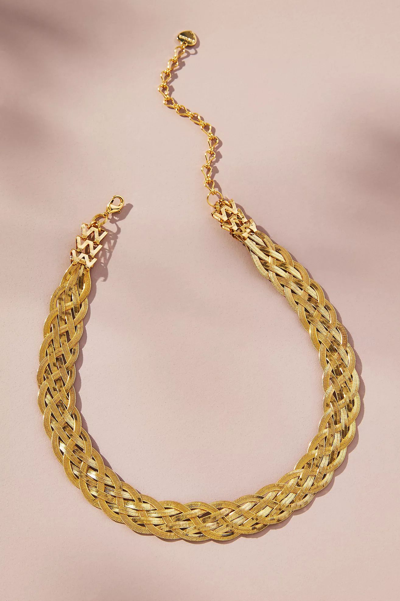 Braided Metal Collar Necklace | Anthropologie (US)