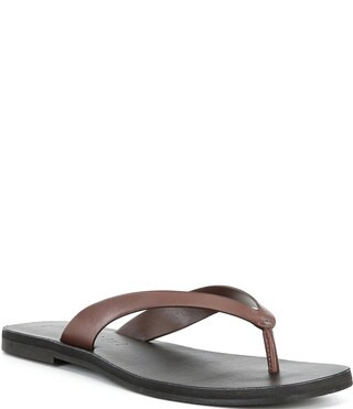Steffan Leather Thong Sandals | Dillard's
