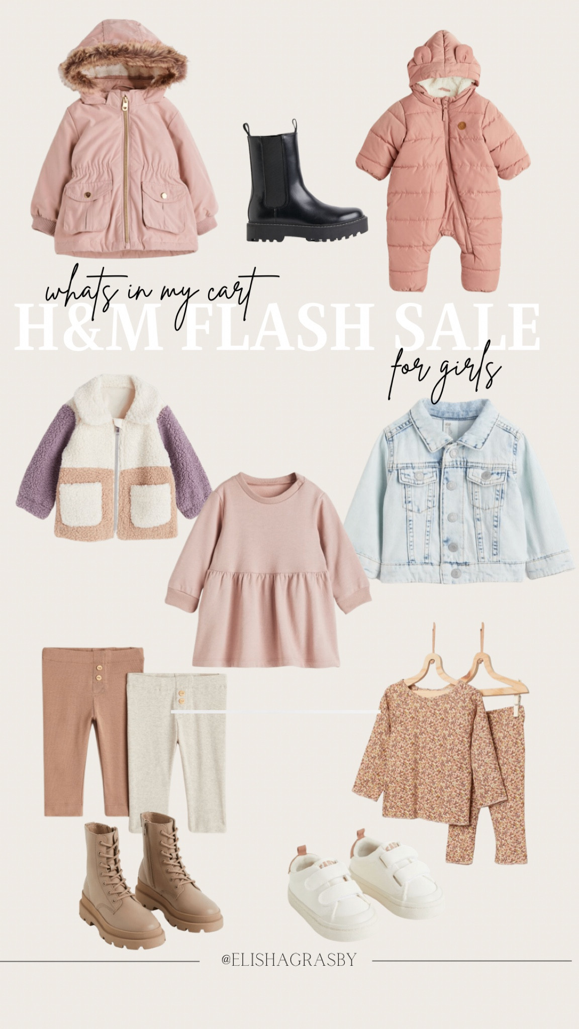 H&M Flash Sale | what’s in my cart

Top picks for girls

// snowsuit, coat, boots, Chelsea boot, jean jacket, denim, Sherpa, sweater dress, floral set, leggings, sneakers, baby, toddler

#LTKbaby #LTKSale #LTKkids