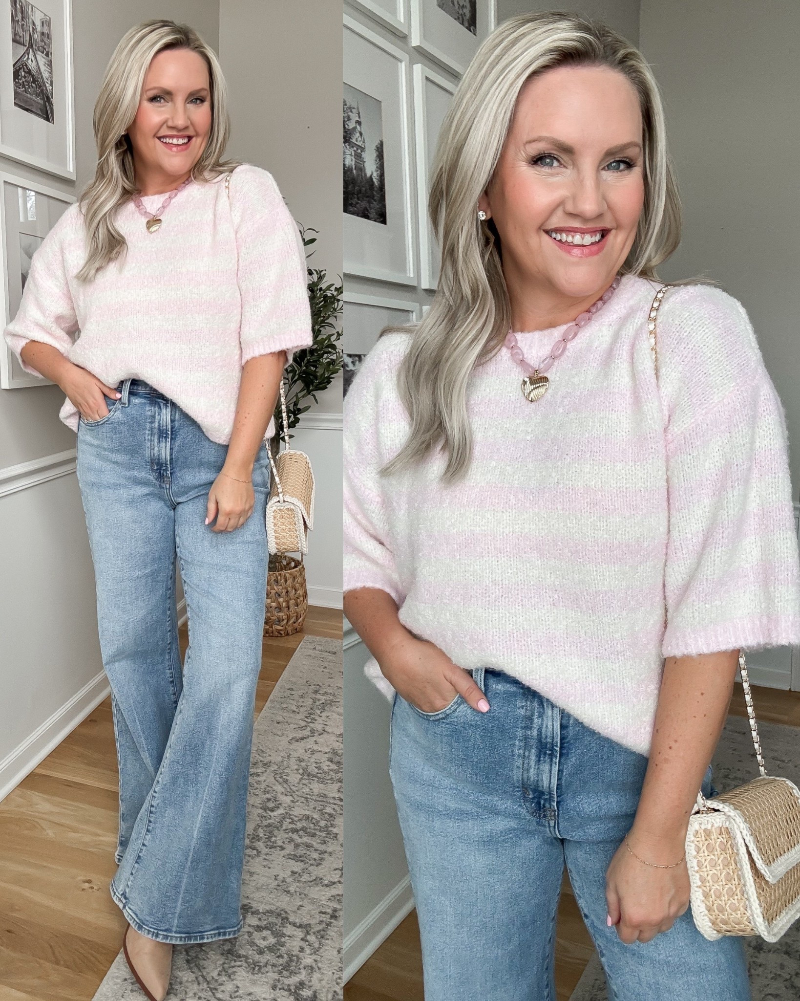 Target shirt sleeve sweater and flare jeans 🌸 I’m in size small in the sweater. I sized up to 8 reg in the flare jeans 


#LTKootd #LTKSeasonal #LTKOver40
