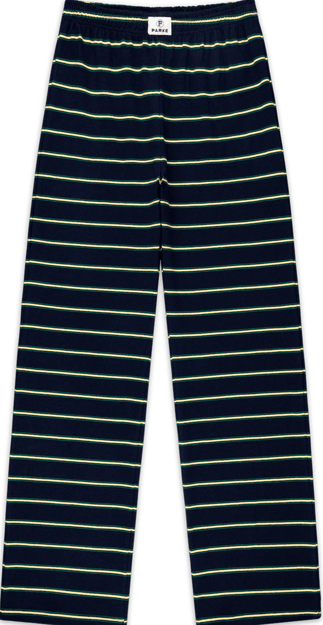 Striped Cotton Boxer Pants | Parke