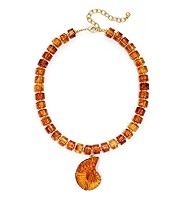 Large Conch Shell Pendant Necklace For Women Multicolored Beaded Necklace Boho Statement Choker C... | Amazon (US)