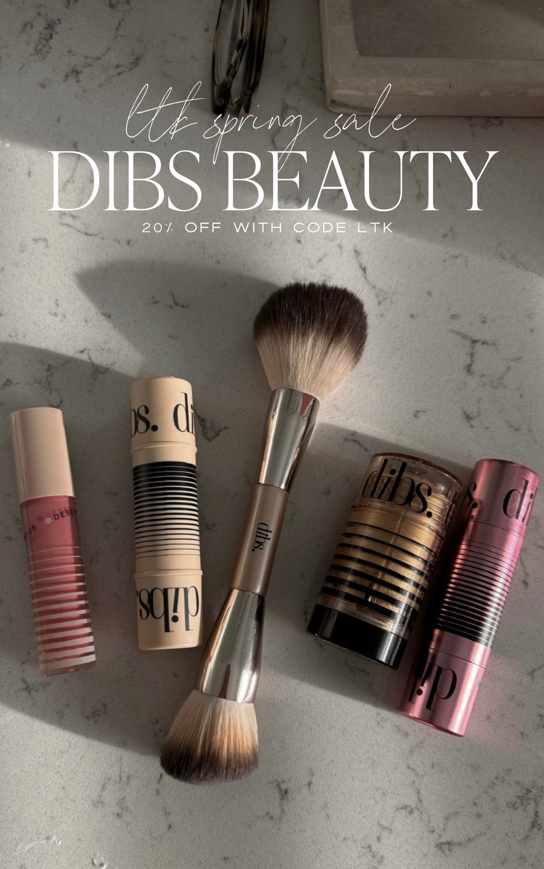 LTK SPRING SALE! Dibs Beauty 20% off sitewide with code LTK

Dibs sale, beauty sale, makeup 
sale, spring makeup, date night makeup, glowy skin, shimmer skin, trending makeup, gift for her

#LTKSaleAlert #LTKSpringSale #LTKBeauty