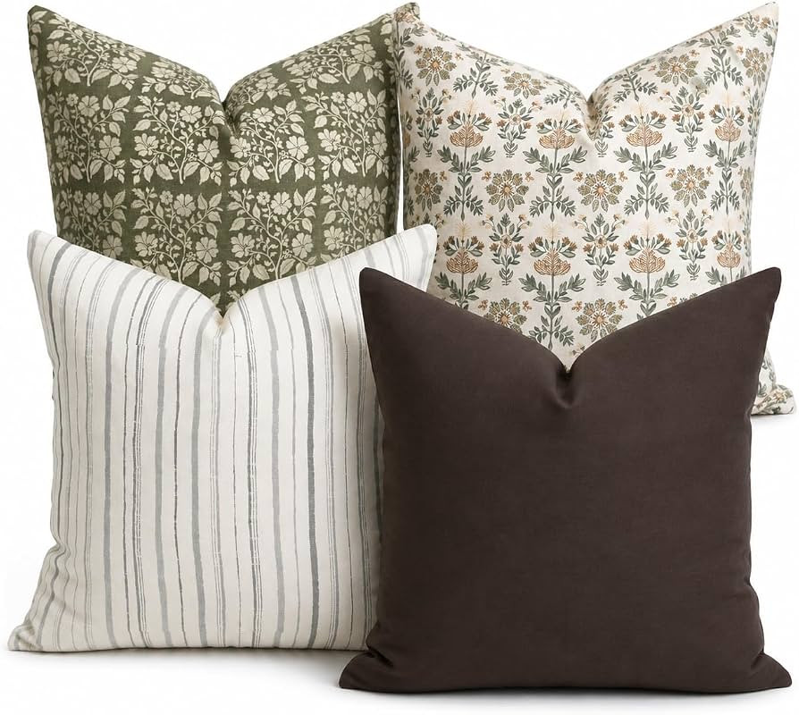 Woven Nook - Modern & Luxurious Decorative Throw Pillow Covers - Durable Quality & Machine Washab... | Amazon (US)