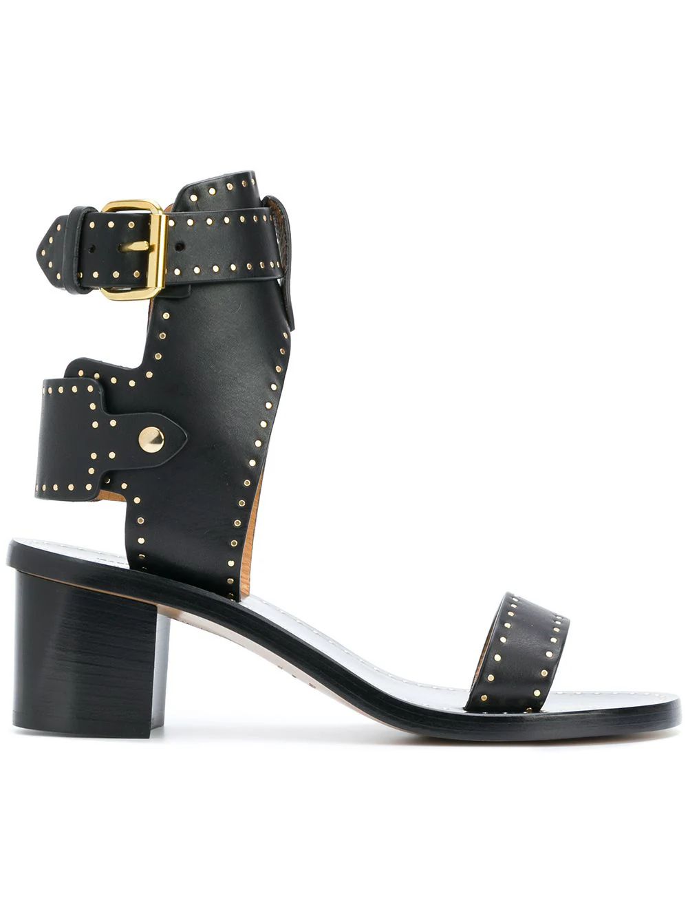 Isabel Marant Joss studded sandals - Black | FarFetch Global