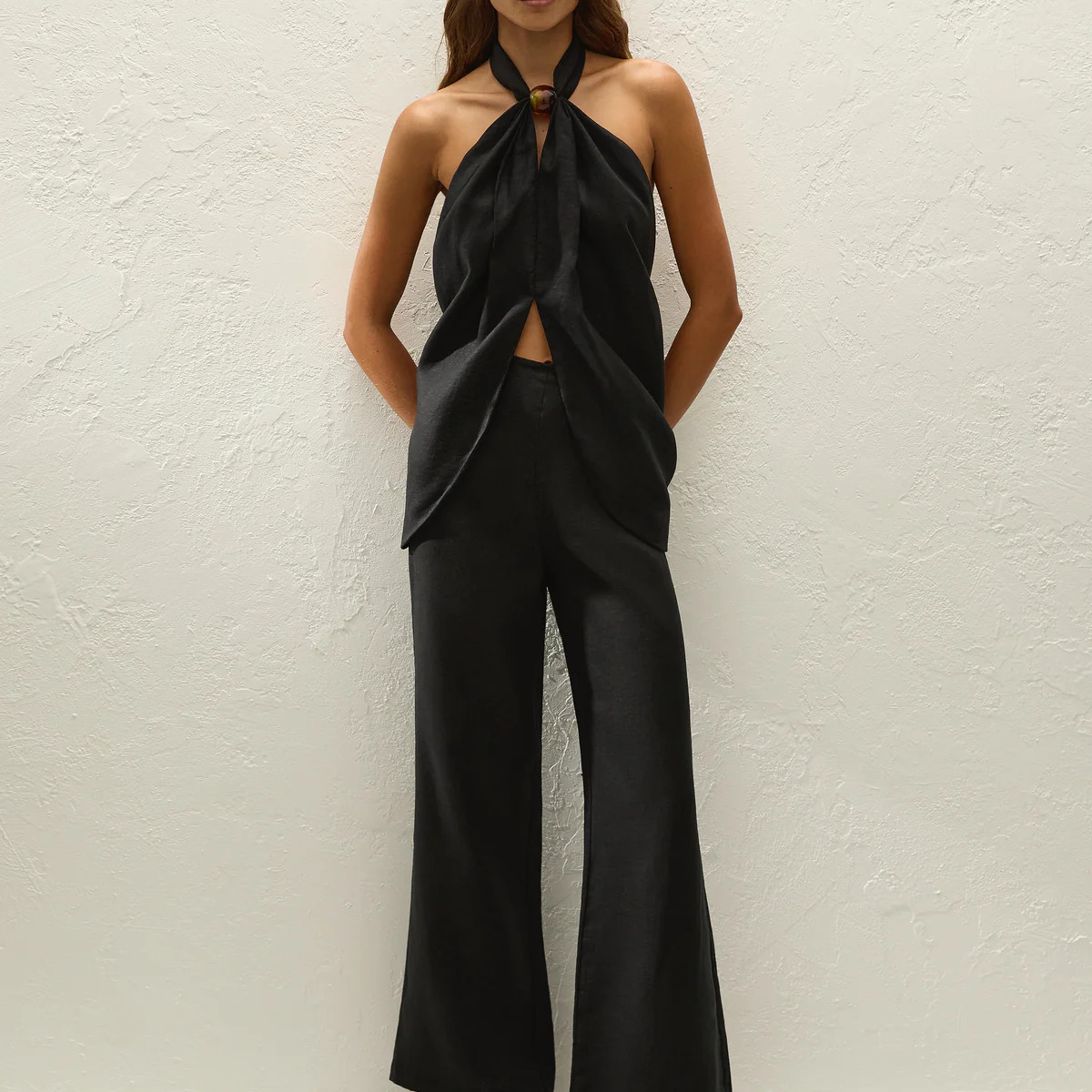 Biba Halter Top Black | Faithfull (AU)