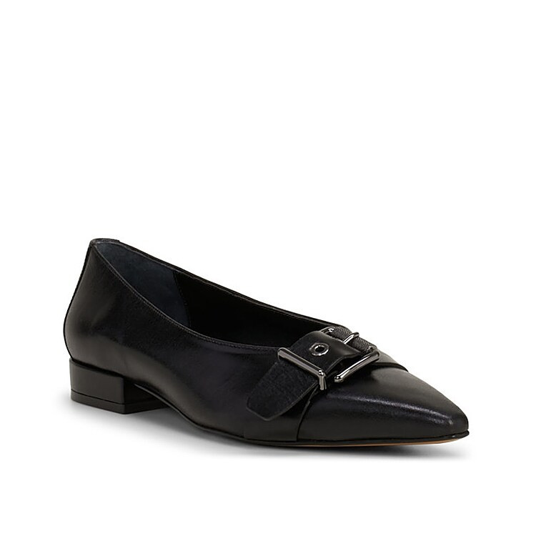 Vince Camuto Megdele SlipOn | Women's | Black Cowder | Size 8 | Flats | DSW