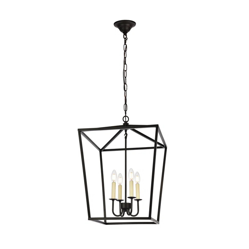 Finnick 4 - Light Lantern Rectangle Pendant | Wayfair North America