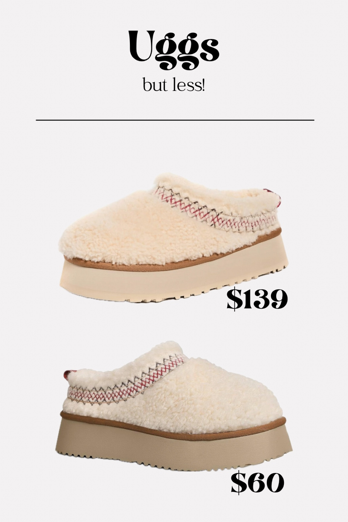 The best ugg look alike!!! I wish I would have found these before I got the actual ones 🫢 I’m dying over them!! Also they are on sale for only $50 right now!! 👀

#LTKshoecrush #LTKsalealert #LTKfindsunder50
