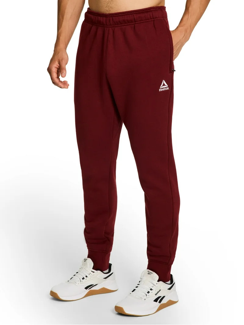 Reebok Mens and Big Mens Logo Fleece Jogger Sweatpants, Sizes XS-5XL | Walmart (US)