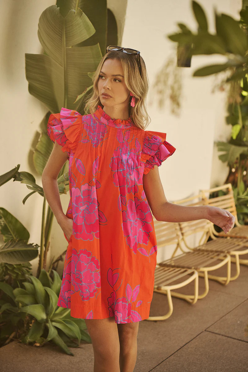 Nalani Floral Lovel Shift Mini Dress | Sugarlips