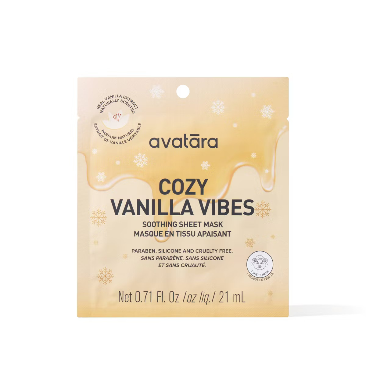 Avatara Face Mask - Cozy Vanilla Vibes - 0.71 fl oz | Target