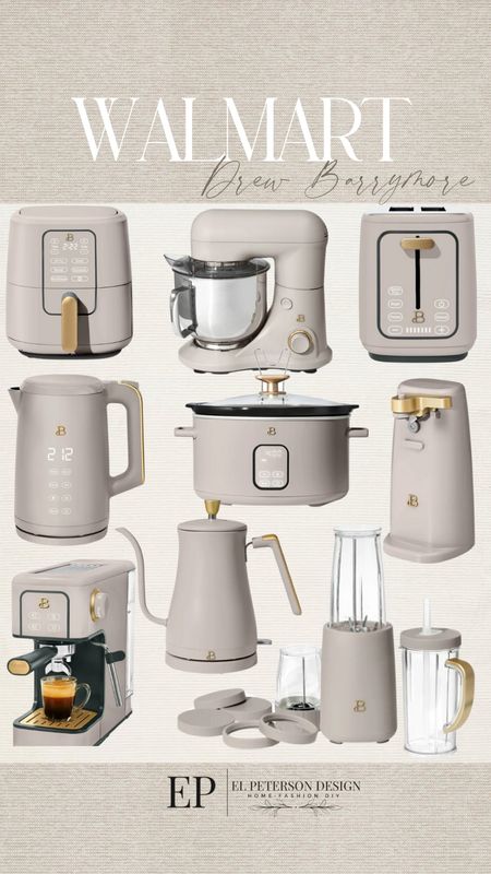 @walmart #WalmartPartner #walmarthome
Small appliances
Toaster
Blender
Electric tea kettle
Coffee maker
Juice blender
Can opener
Slow cookies
Air fryer

#LTKhome