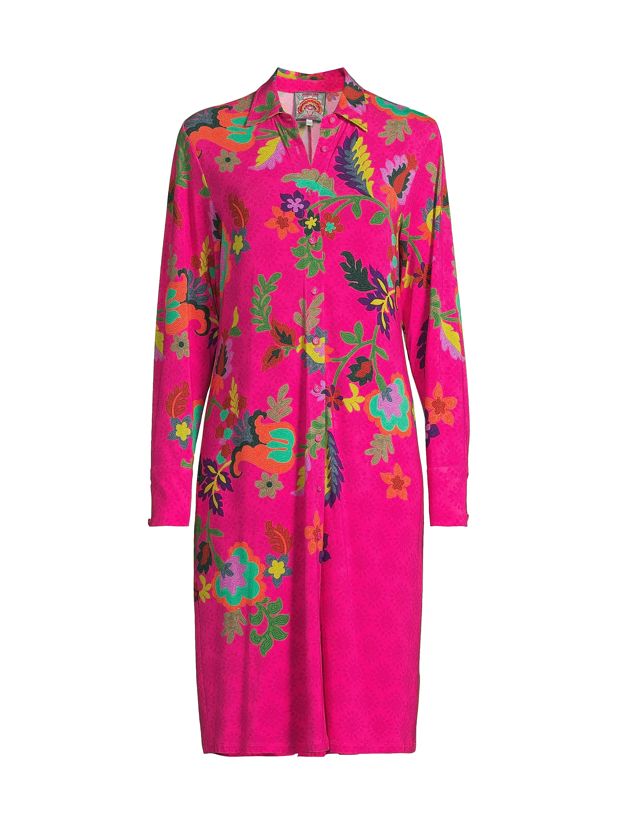 The Janie Favorite Floral Midi-Shirtdress | Saks Fifth Avenue